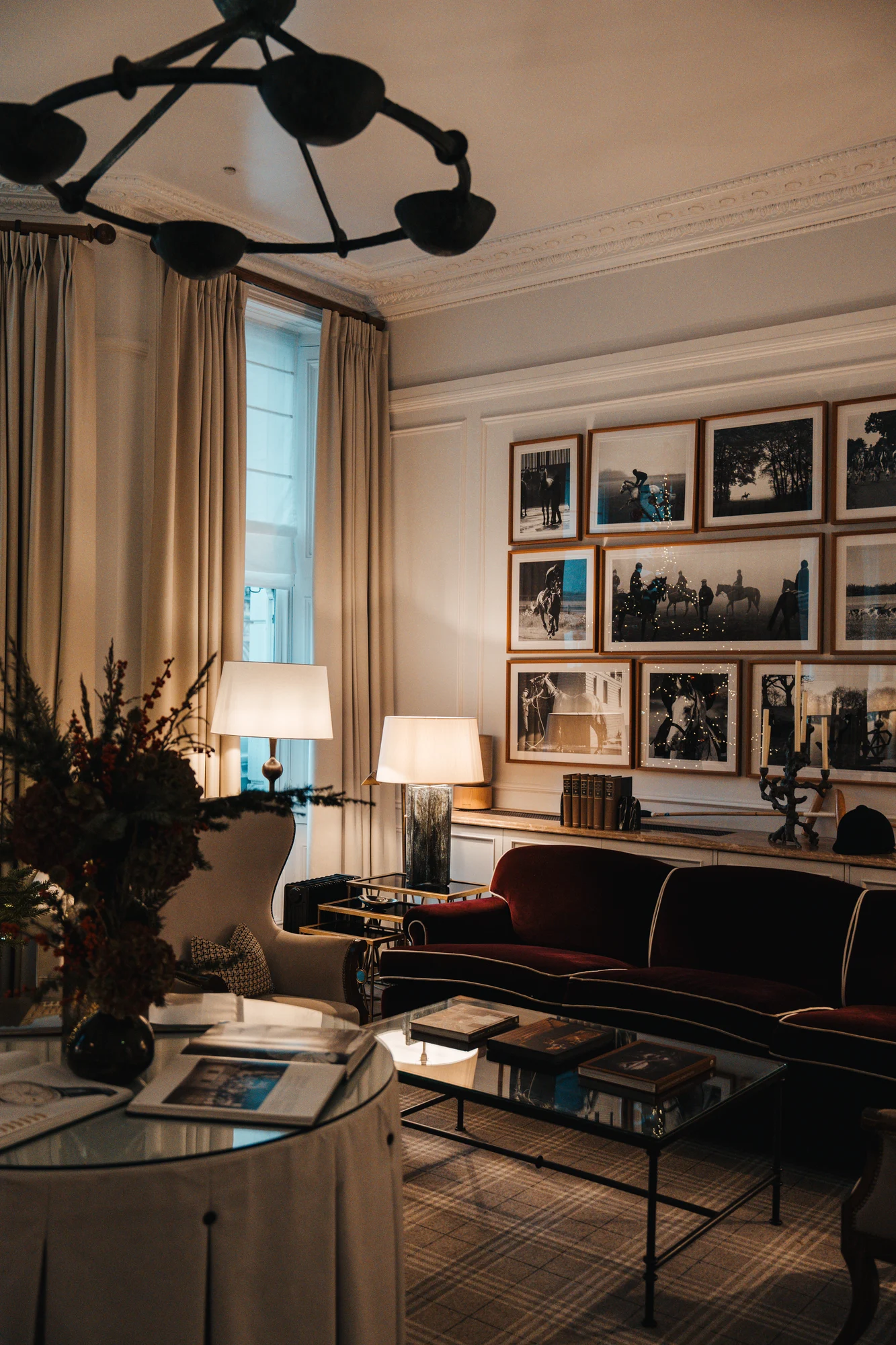 The Adria lounge with warm natural light